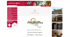 Desktop Screenshot of goldenrockwinery.com